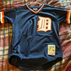 Kirk Gibson Mitchell & Ness BP  Tigers Jersey Cooperstown Authentic Collection
